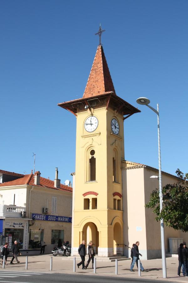 Studio F1 Vue Mer A 30M Des Plages Cagnes-sur-Mer Exterior foto